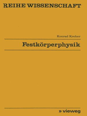cover image of Festkörperphysik